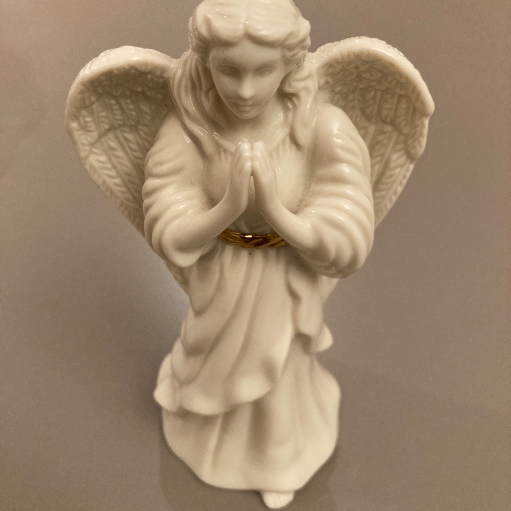 Porcelain Angel Statue crafted by Lenox.